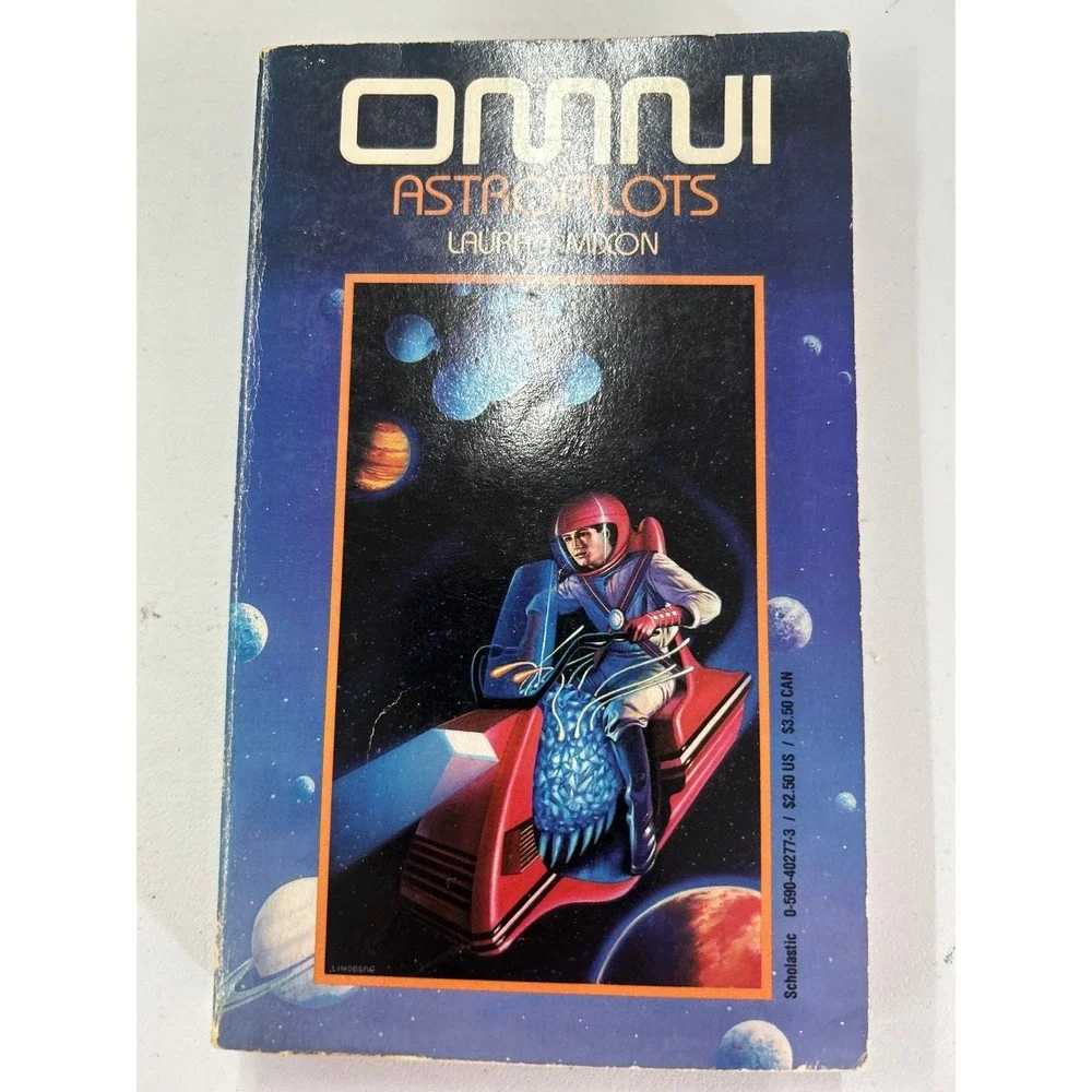 Omni Astropilots Laura J Mixon 1987 First Scholastic Printing Sci-Fi